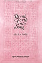 Break Forth into Song SATB choral sheet music cover